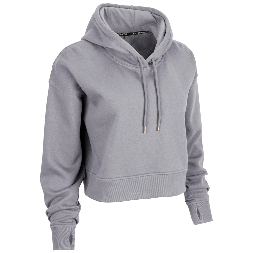 VICTORY FLEECE WOMEN'S CROP HOODIE