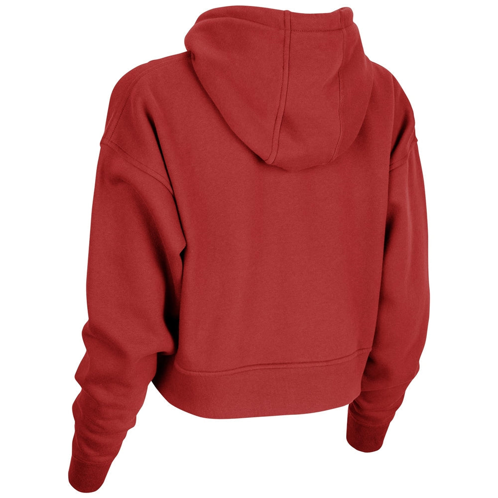 VICTORY FLEECE WOMEN'S CROP HOODIE