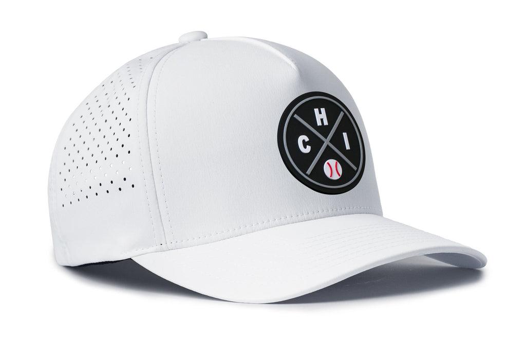 Chicago Baseball Performance 5-Panel Hat  |   Black CHI X Flexfit® Snapback