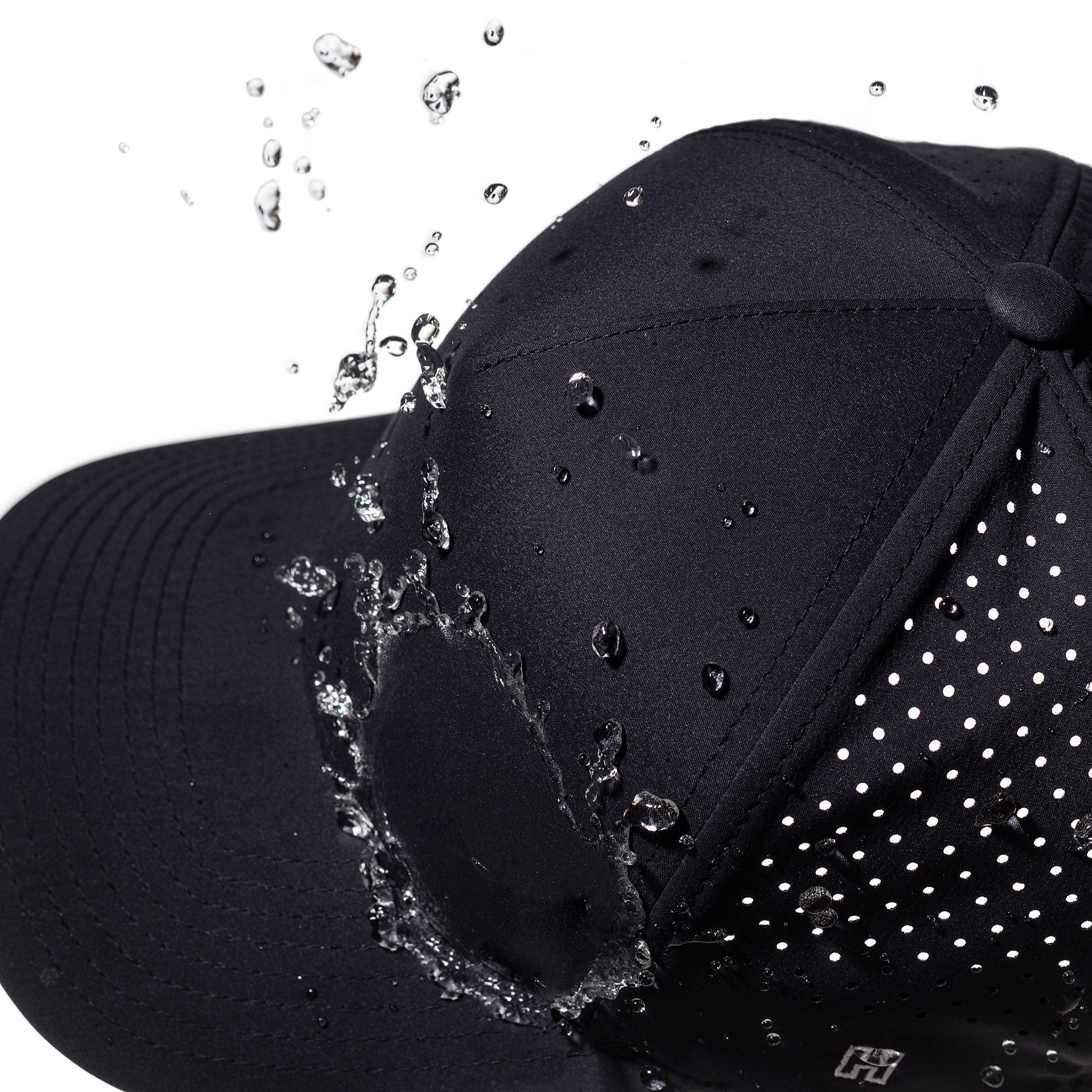 Chicago Baseball Performance 5-Panel Hat  |   Black CHI X Flexfit® Snapback